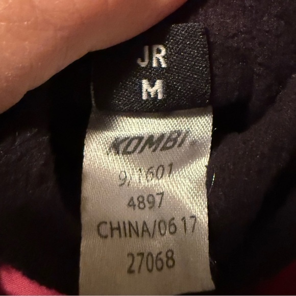 Kombi Ski Mittens Juniors Sz M Storm Cuff Mitt Pink/Blk Waterproof & Breathable - Picture 4 of 7